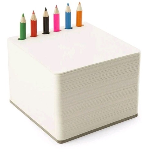 Drei mal drei Seattle Skizzenblock Caddy Notizblock, 550 Blatt und 6 Bleistifte Set - Bild 1 von 7