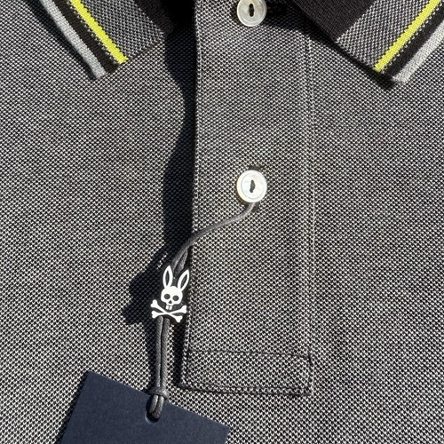 Psycho Bunny Herren Apple Valley Vogelaugen Piqué Polo Griffin 5/Medium $ 125 - Bild 7 von 12