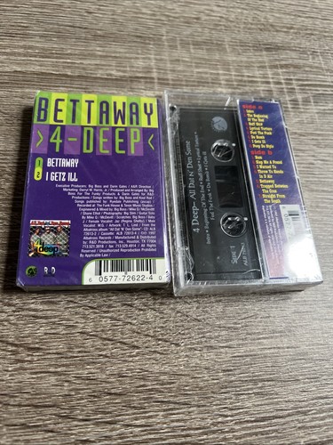 4 Deep / All Dat ‘ N Den Some Sealed OG Cassette + single Bwttaway/b I Getz ILL  - Picture 4 of 5