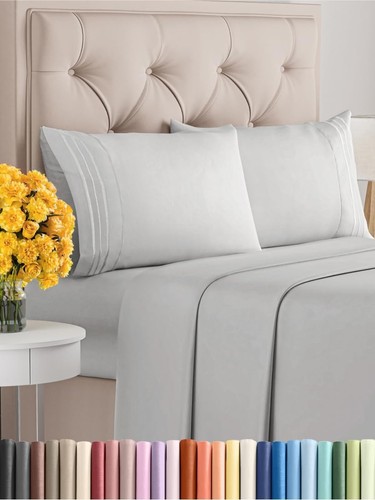 Full Size 4 Piece Sheet Set - Extra Soft, Breathable & Cooling Sheets - Hotel...