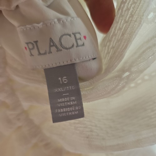 PLACE size 16 White Summer Dress - Picture 7 of 7