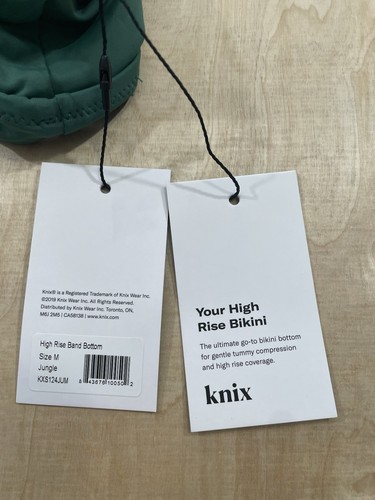 Knix Women’s High Rise Band Bikini Bottom size M Jungle NWT - Bild 7 von 10