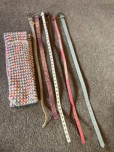 Lot Of  *6* Little Girl Toddler Kids Belt Girls Fashion Beautiful Cute Scarf - Picture 4 of 4