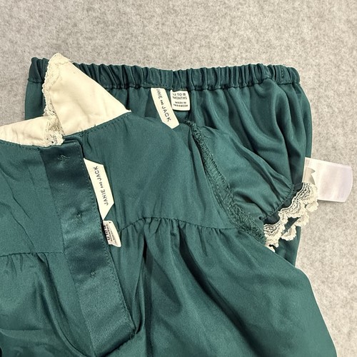 Janie & Jack Satin Collared Baby Set — Evergreen Forest - Picture 5 of 7