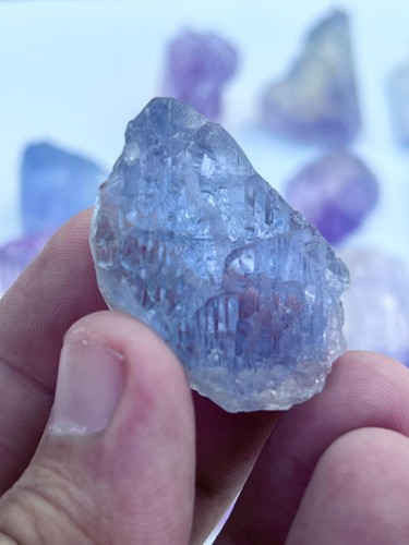 19pcs 500g Natural Multicolor Kunzite Crystals Lot | Terminated Afghan Specimens - Picture 4 of 6