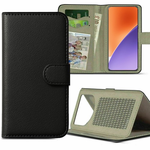 Universal Leather Flip Case For TCL 60/60 SE/60R/60 XE NxtPaper & TCL 50 Series - Picture 6 of 9