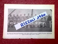 NAPOLI PAGINA RITAGLIO ALMANACCO RIZZOLI 1960 PESAOLA VINICIO BUGATTI POSIO etc
