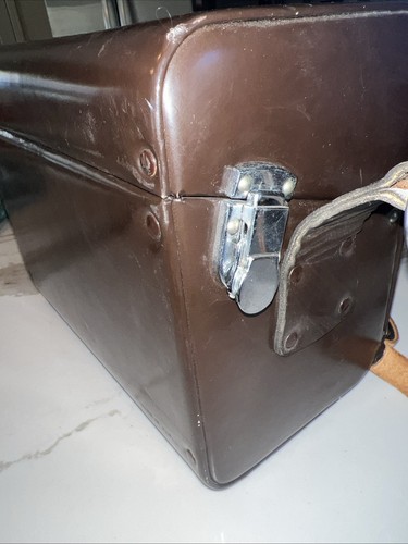 Nikon Leather Camera Carrying Case - ca 1970, Vintage, Brown - Picture 10 of 11