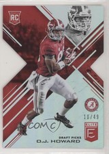 2017 Panini Elite Draft Picks Status Red Die-Cut /49 OJ Howard #119 Rookie RC