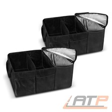 APA 2x FALTBARE KOFFERRAUMTASCHE MIT KÜHLFACH ORGANIZER AUFBEWAHRUNG EINKAUF