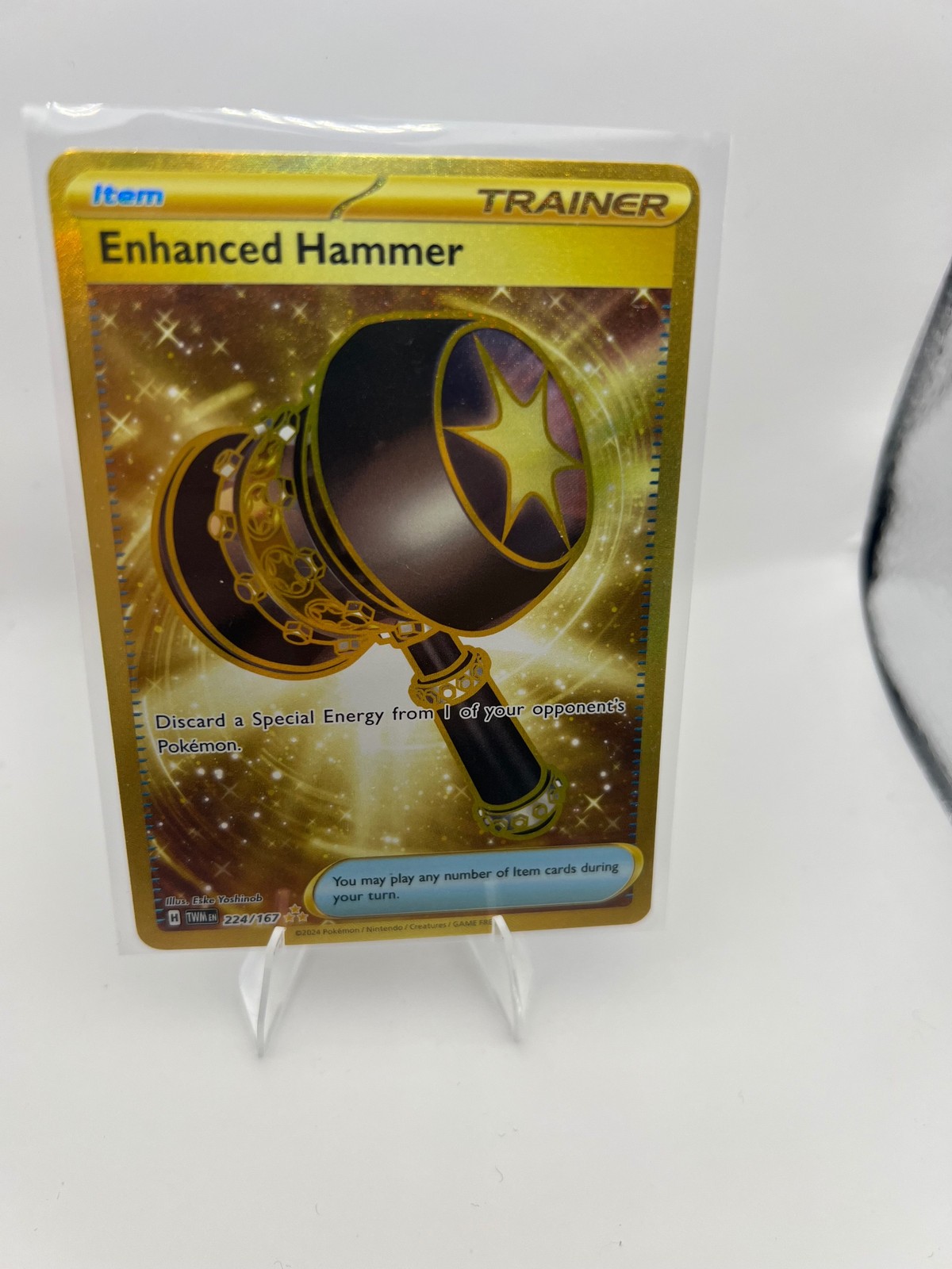 ENHANCED HAMMER 224/167 HYPER RARE TWILIGHT MASQUERADE POKEMON NM