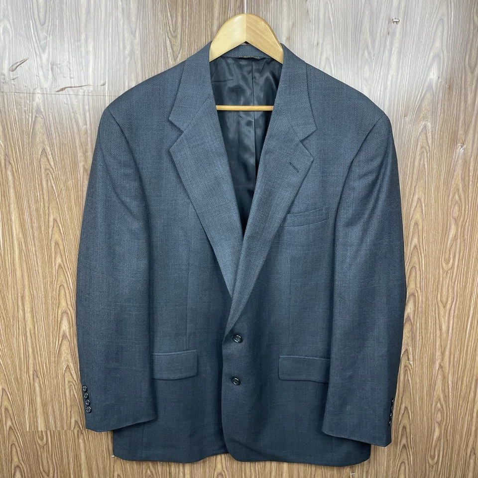 Austin Reed USA Made 2 Piece Suit Mens 44R 40x31 Multicolor Check Two Buttons - Image 2 of 4