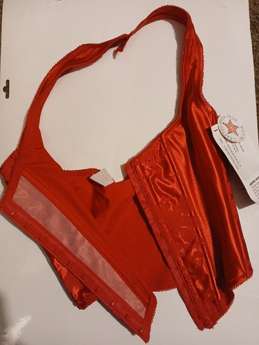 Womens New Halter top Corset Bone Section Empire Intimates Made is USA 34 Medium - Picture 5 of 5