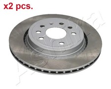X2 PCS REAR BRAKE DISC ROTOS X2 PCS SET 61-00-006C ASHIKA I