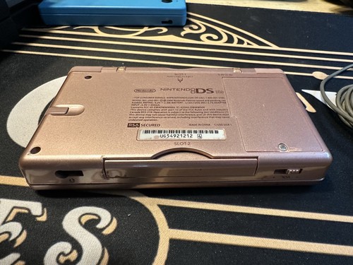 Nintendo DS LITE Pink/Gold Console W/ Charger USG-001 Tested & Working READ - Picture 8 of 17
