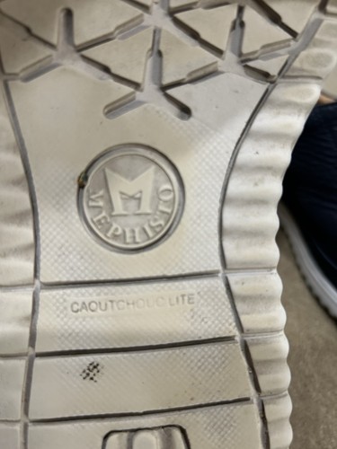Mephisto Marek Sneaker Men Blue Shoes US Size 8.5 Runoff Air Jet System - Picture 10 of 13