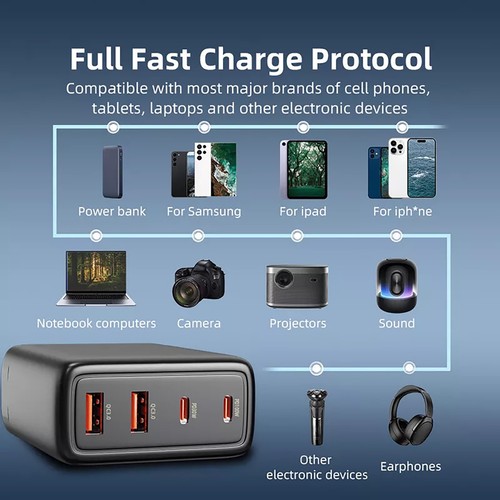 4 Port PD 100W Battery Quick Charger Adapter For DJI Drone /Camera /Cell Phone - Photo 18 sur 20