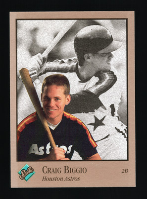 Craig Biggio 1992 Studio #32; AI PREDICTION: 73% NM-MT 8, 22% MINT 9