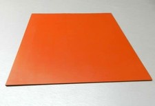 Silicone Rubber Sheet High Temp Solid Red/orange Commercial Grade 14 x14 x1/8 by