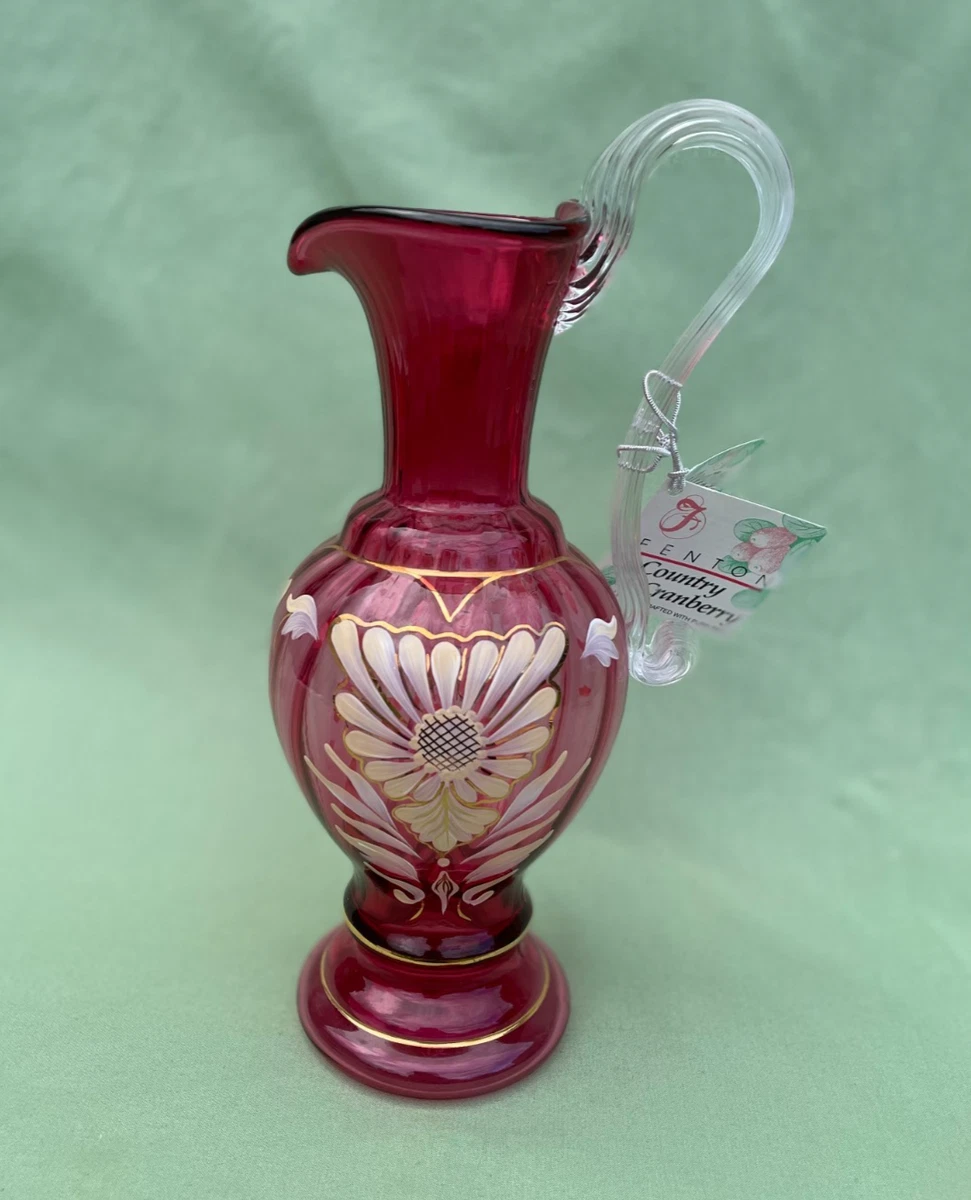 Fenton Hand Painted Pitcher for sale | eBay