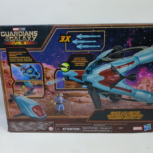 Marvel Guardianes de la Galaxia Vol. 3 Galactic 2 en 1 nave espacial Epic Heroes NUEVO - Imagen 3 de 8