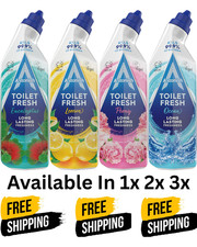 3 x Astonish Toilet Fresh Gel Limescale Prevention 750ml