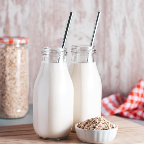 Danmu Art 3Pcs 250ml Glass Milk Bottles with Pretty Gingham Lids, Small - Picture 4 of 8