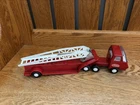 Vintage Metal TONKA Red Fire Truck with Ladder #55170 - 1970s Pressed Steel Toy