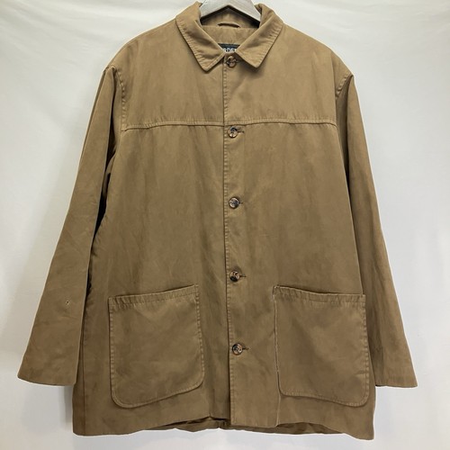 Aberdeen Collection Mens Beige Lightweight Lined Microfiber Sueded Jacket Sz XL