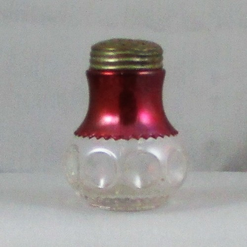 EAPG US GLASS KINGS CROWN RUBY STAIN SHAKER - Picture 2 of 6