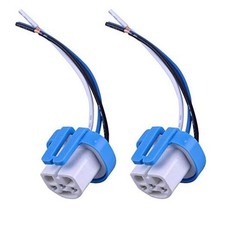 9007 9004 HB1 HB5 High Temperature Ceramic Male Wire Harness Extension Socket