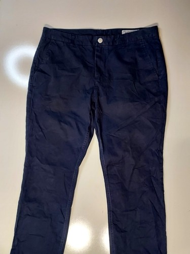 Bonobos Slim Straight Chino Hose Herren 36x30 Navy Blau 5-Pocket