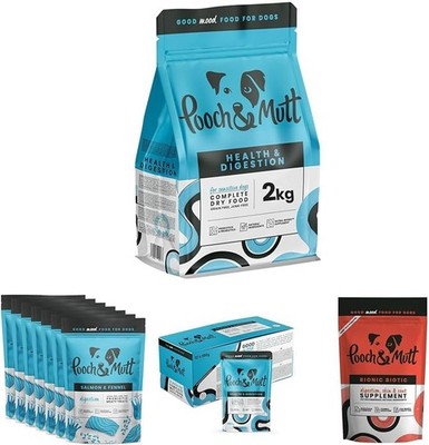 Pooch & Mutt - Health & Digestion Complete Hundetrockenfutter (getreidefrei) Lachs a...