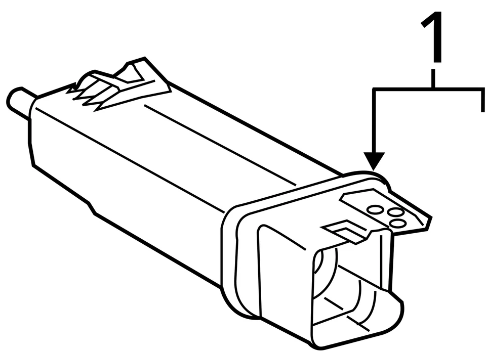 Toyota Prius 2016 bote de carbón de vapor de combustible WQGEI Foto 4 de 4