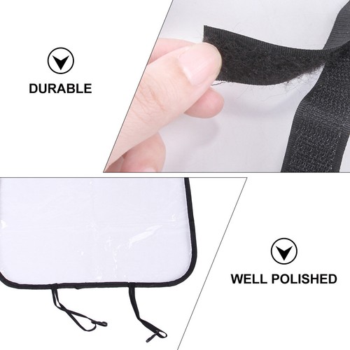 2 Pcs Car Seat Kick Protector Transparent Pet Pads Protective Cover - Picture 5 of 12