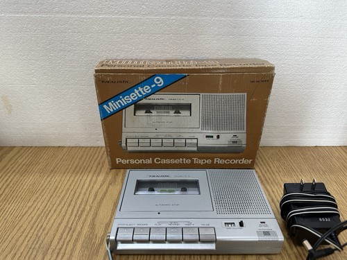 Vintage Realistic Minisette 9 Cassette Player Recorder Model 14-812 Works - Picture 3 of 11