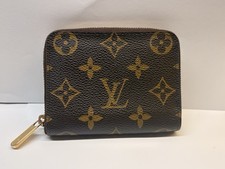 Louis Vuitton Zippy Coin Purse Monogram Canvas Brown Card Wallet 2007 TH2077
