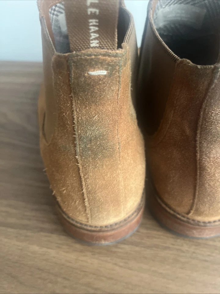 ¡Nuevo!  Bota Chelsea Cole Haan Berkshire Gamuza Para Hombre Talla 10 M Cuero C37578 Foto 4 de 4