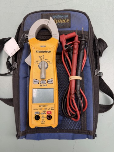 Fieldpiece sc240 compact clamp multimeter volt meter w/ leads - Picture 1 of 3