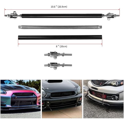 For Hyundai Veloster 2012-21 Front Bumper Lip Spoiler Side Skirt Splitter Strut - Picture 17 of 20