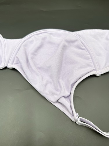 FRUIT OF THE LOOM Size XL Lilac Cotton Unlined T-Shirt Underwire Bra - Picture 6 of 14