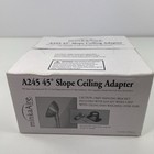 Minka Aire A245 45 Degree Sloped Ceiling Adapter Brushed Nickel