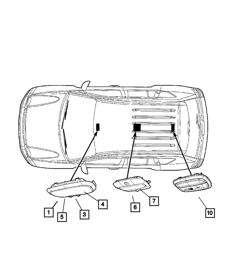 Genuine Mopar Flashlight - Lamp 5lb81hdaab 5LB81HDAAB - Image 4 of 4