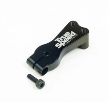 25T ALUM EXTENDED SERVO HORN (BLACK) TRUE SPEED PRODUCTS