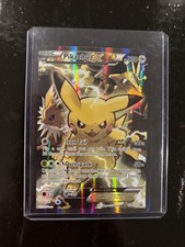 POKEMON TCG: PIKACHU EX XY124 - FULL ART HOLO CARD BLACK STAR PROMO ULTRA
