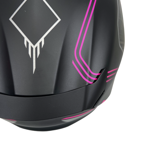 Scorpion EXO EXO-R330 Bender Full Face Motorcycle Helmet Pink/Black Matte XL - Picture 6 of 10