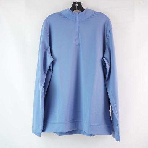 Peter Millar Herren Perth Cross Hatch Quarter Zip - Blau Gr. XL (MF24EK40H)