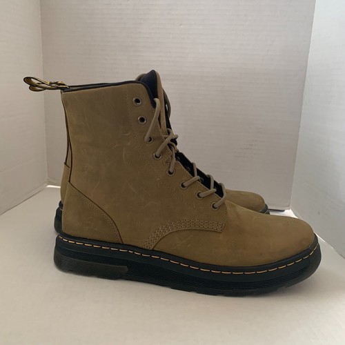 Dr. Martens Men's Size 13 CREWSON Nubuck Leather Suede Boots NJ004 New - Picture 2 of 15