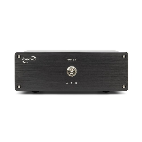 Dynavox AMP-S III Passiver Lautsprecher-/Verstärker-Umschalter, Schwarz - Bild 1 von 4