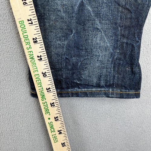 Pantalones de mezclilla Levis 501XX para hombre 32x32 ribete grande E LVC lavados rectos desgastados - Imagen 19 de 22